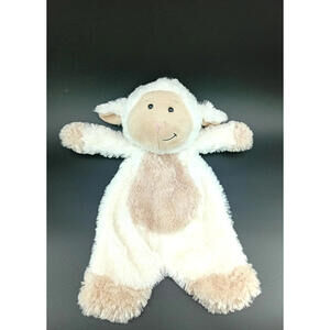 Baby‎ Ganz 16" Flat-a-Pat Lamb Lovey Blanket – Cream Tan Plush Stuffed Animal